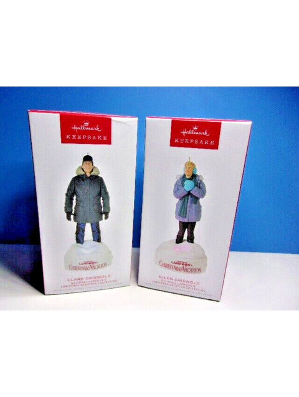Hallmark 2022 CLARK & ELLEN Griswold Storyteller Ornaments Christmas Vacation